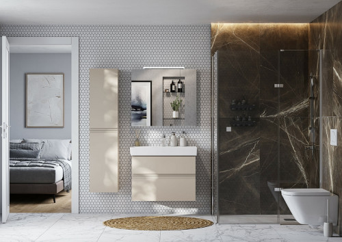 Тумба под раковину Roca Oleta 80 A857640515 подвесная Капучино