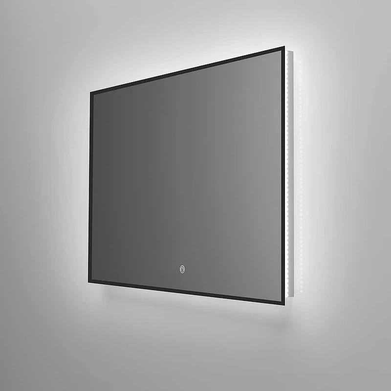 Зеркало Vincea 100 VLM-3VN100B с подсветкой Черное с сенсорным выключателем и диммером стекло