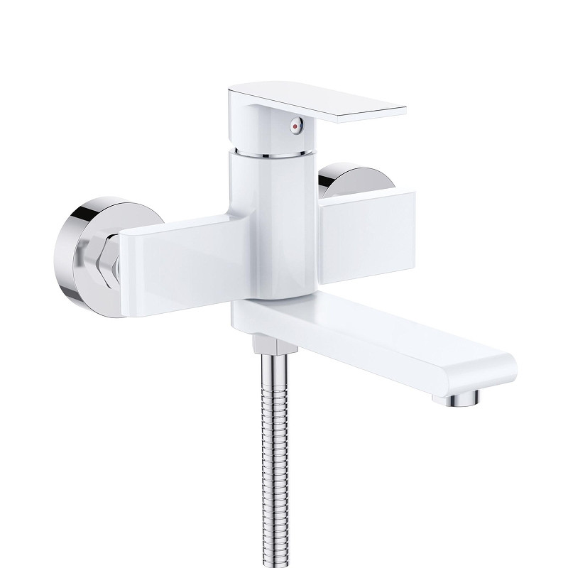 Смеситель для ванны D-Lin D130363-C цвет  Белый матовый