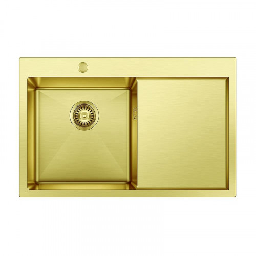 Кухонная мойка Seaman Eco Marino 78 R SMV-780R-LG.A цвет Светлое золото сатин