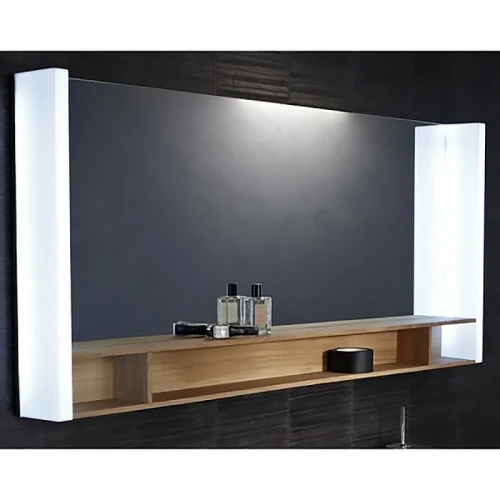 Зеркало Jacob Delafon Terrace 120 EB1183-NF с подсветкой Белое Древесное с сенсорным выключателем МДФ / ЛДСП, массив дерева, стекло
