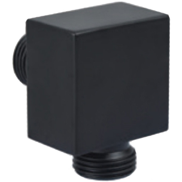 Шланговое подключение Paffoni Level ZACC238NO Черный матовый латунь на стену