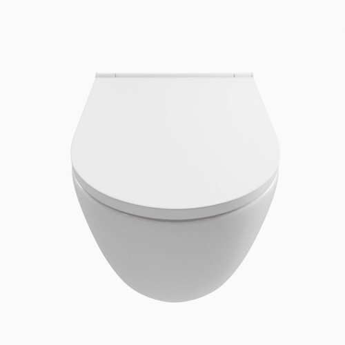 Унитаз Aquatek Поларис AQ0700-00 подвесной цвет Белый с сиденьем Микролифт