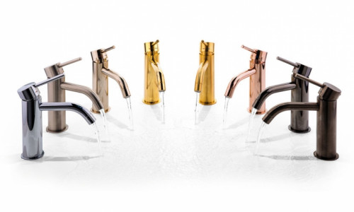 Смеситель для раковины Paffoni Light LIG071HGSP Медовое золото