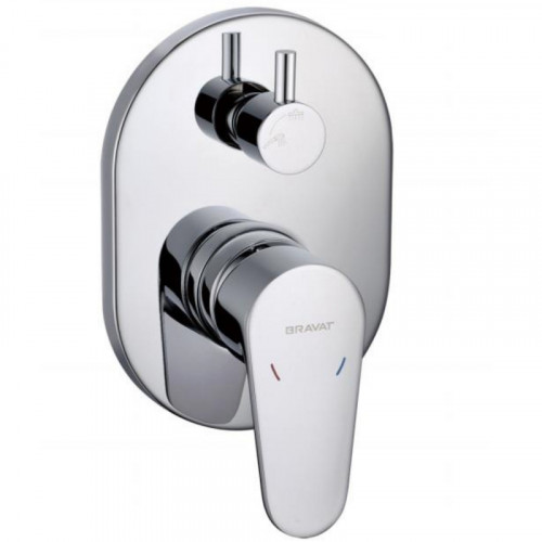 Смеситель для душа Bravat Eler FB848238CP-2-RUS Хром латунь встраиваемый