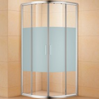 Душевой уголок Aquanet Practic 90x90 AE10-Q-90x90U-CP 243615 профиль Хром стекло прозрачное с шелкографией