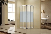 Душевой уголок Aquanet Practic 90x90 AE10-Q-90x90U-CP 243615 профиль Хром стекло прозрачное с шелкографией