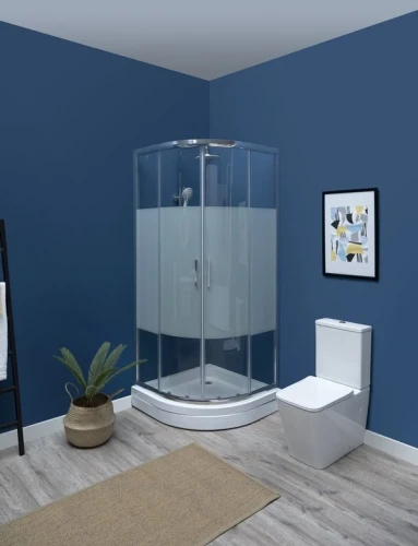 Душевой уголок Aquanet Practic 90x90 AE10-Q-90x90U-CP 243615 профиль Хром стекло прозрачное с шелкографией