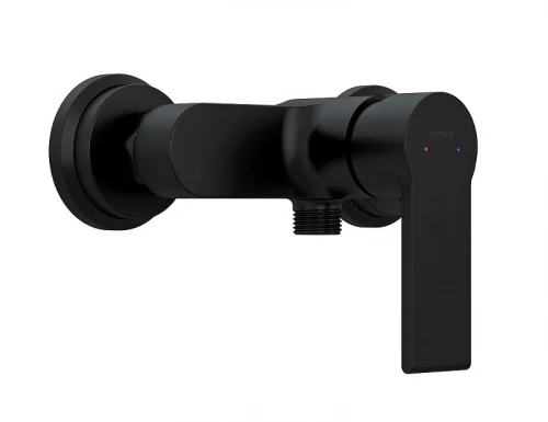 Смеситель для душа Cersanit Brasko Black 63109 Черный матовый латунь на стену