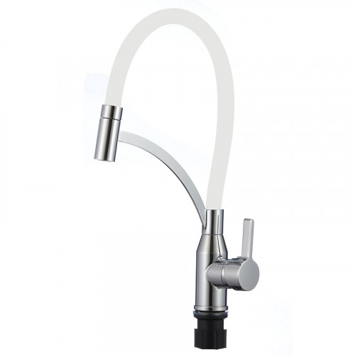 Смеситель для кухни Fmark FS8244A-02 цвет Хром Белый