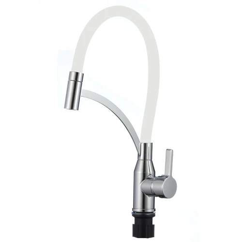 Смеситель для кухни Fmark FS8244A-02 цвет Хром Белый