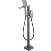 Смеситель для ванны Lemark Bronx LM3744GM Графит латунь на пол