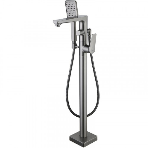 Смеситель для ванны Lemark Bronx LM3744GM Графит латунь на пол