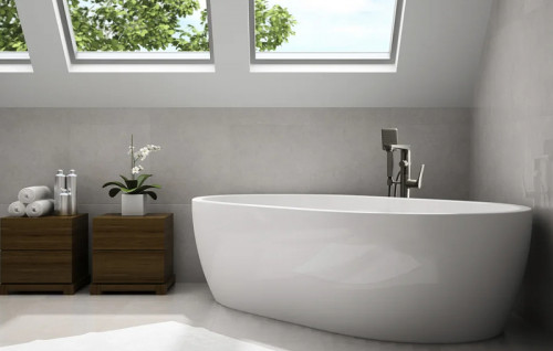 Смеситель для ванны Lemark Bronx LM3744GM Графит латунь на пол