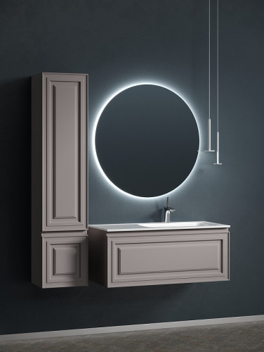 Тумба под раковину Sancos Very 100 R VR100RSM подвесная Doha Soft МДФ / ЛДСП