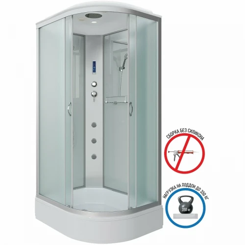 Душевая кабина Niagara Classic 100х90 L NG-33094-14LF с гидромассажем