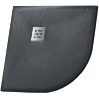 Душевой поддон из искусственного камня Grossman Strong 100x100 GR-S2100100 Графит