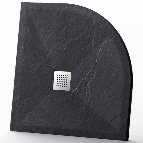 Душевой поддон из искусственного камня Grossman Strong 100x100 GR-S2100100 Графит