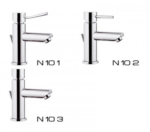 Смеситель на борт ванны Remer Minimal N072XV цвет Сталь