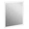 Зеркало Cersanit Led 080 Design Pro 70 KN-LU-LED080*70-p-Os с подсветкой с часами и подогревом стекло