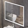 Зеркало Bond Cube 100x80 M44ZE-10080 с подсветкой с сенсорным выключателем стекло