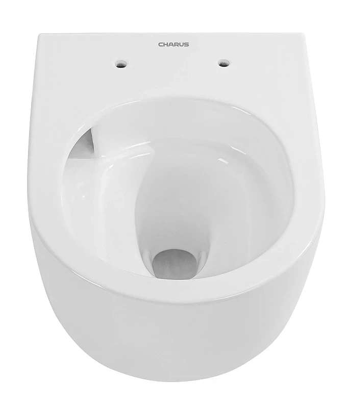 Унитаз Charus Torre Bianca EWC700-129W Elmo Rimless Tornado подвесной цвет Белый с сиденьем Микролифт
