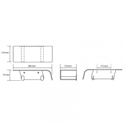 Держатель туалетной бумаги Bemeta Organic 157112161 двойной Хром
