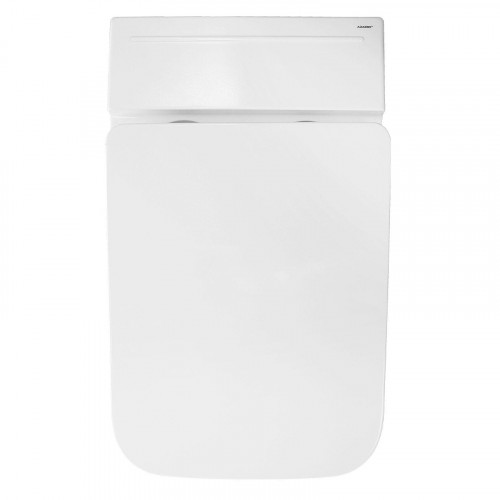 Унитаз Azario AZ101 приставной цвет Белый с сиденьем Микролифт