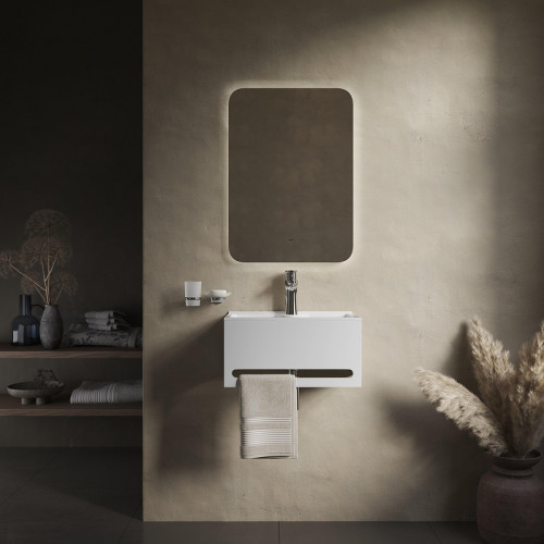 Комплект мебели для ванной DIWO Казань 50 подвесной цвет Белый