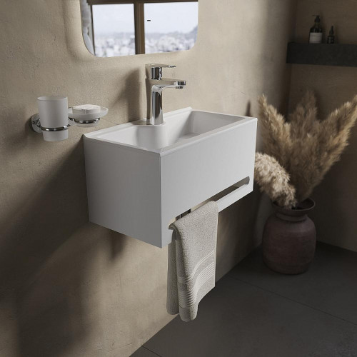 Комплект мебели для ванной DIWO Казань 50 подвесной цвет Белый