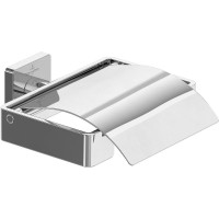 Держатель туалетной бумаги Villeroy&amp;Boch Elements-Striking TVA15201300061 с крышкой Хром