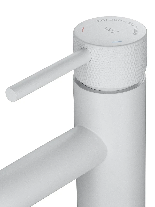 Смеситель для раковины Wonzon & Woghand WW-H1061-MW цвет Белый матовый