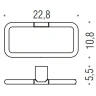 Кольцо для полотенец Colombo Design Mini B4031.CR Хром