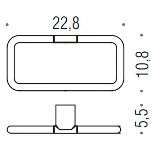 Кольцо для полотенец Colombo Design Mini B4031.CR Хром