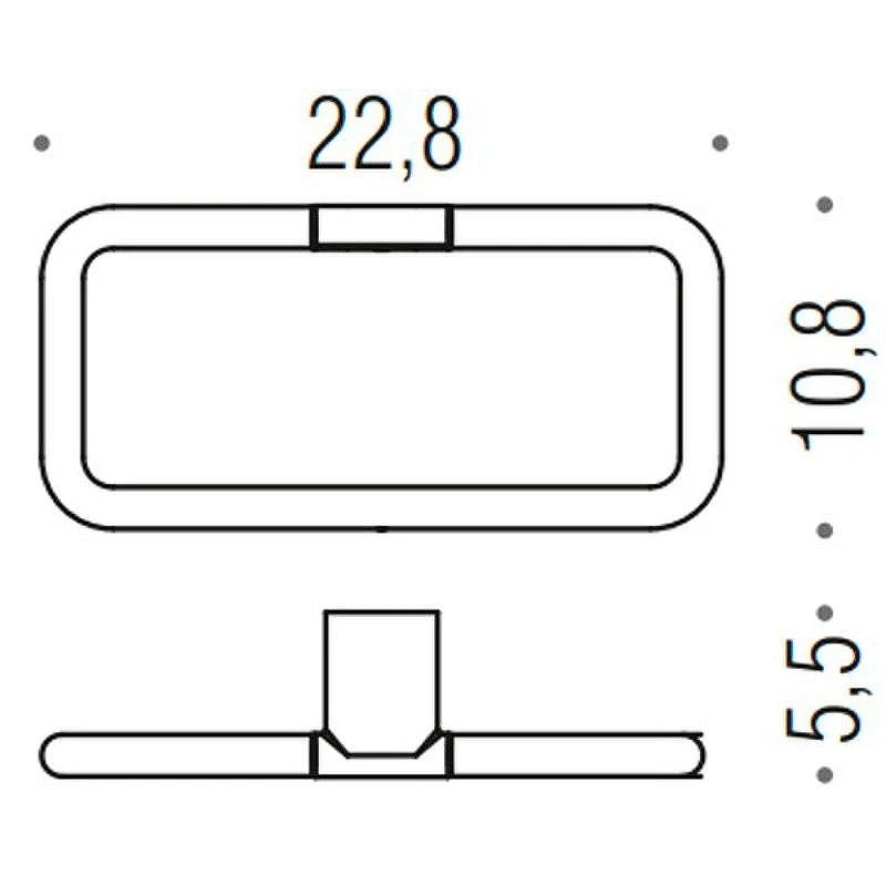 Кольцо для полотенец Colombo Design Mini B4031.CR Хром