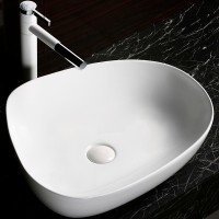 Раковина-чаша Ceruttispa 55 CR0044C СТ9553 Белая фарфор накладная