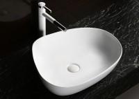 Раковина-чаша Ceruttispa 55 CR0044C СТ9553 Белая фарфор накладная