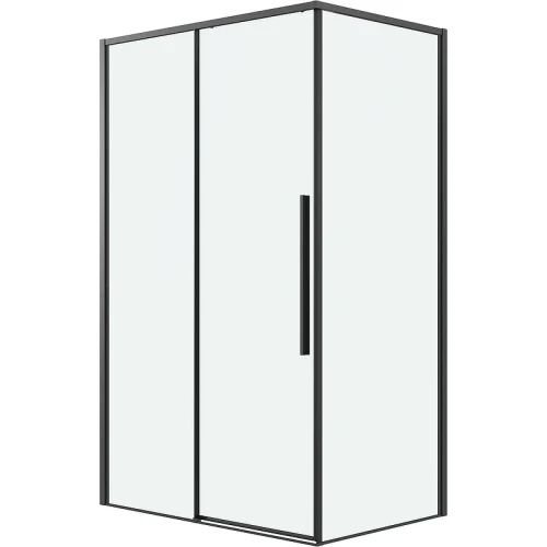 Душевой уголок Grossman Galaxy 130х80 120.K33.01.1380.21.00 профиль Черный матовый стекло прозрачное