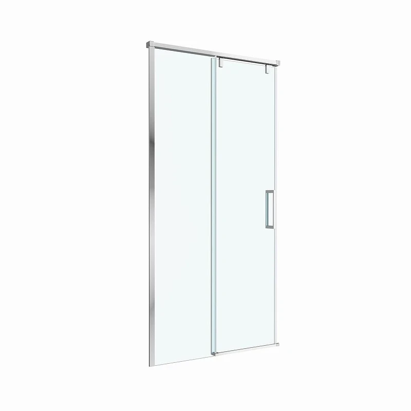 Душевая дверь BelBagno Soft Close-1 100 SOFT_CLOSE-1-BF-1-100-C-Cr профиль Хром стекло прозрачное