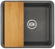 Кухонная мойка Aquaton Беллис 57 1A724932BS210 Графит