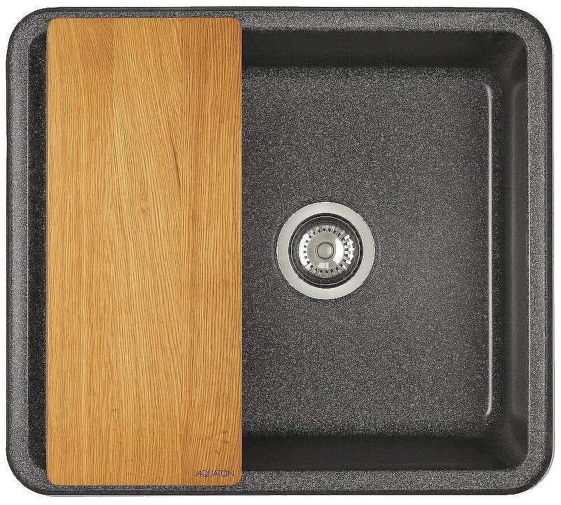 Кухонная мойка Aquaton Беллис 57 1A724932BS210 Графит