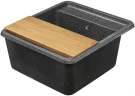Кухонная мойка Aquaton Беллис 57 1A724932BS210 Графит