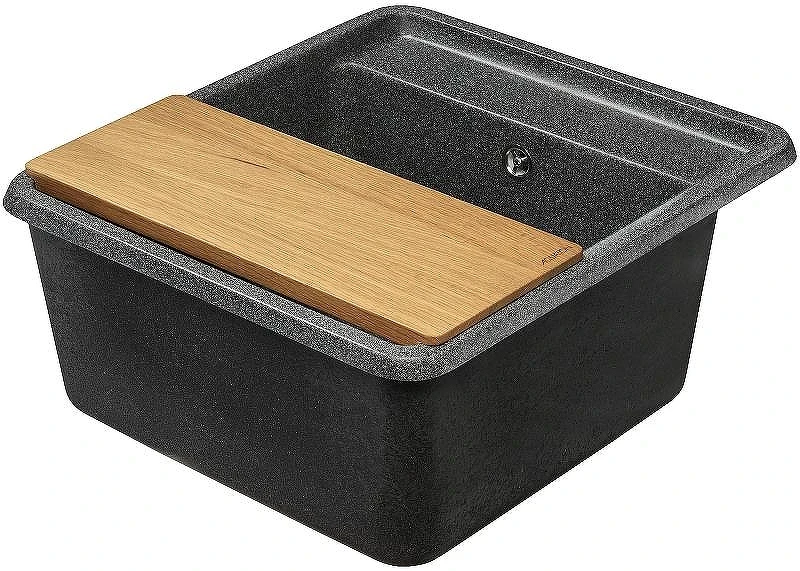 Кухонная мойка Aquaton Беллис 57 1A724932BS210 Графит