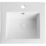Раковина Orange 41 B03-410W Белая фарфор полувстраиваемая