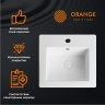 Раковина Orange 41 B03-410W Белая фарфор полувстраиваемая