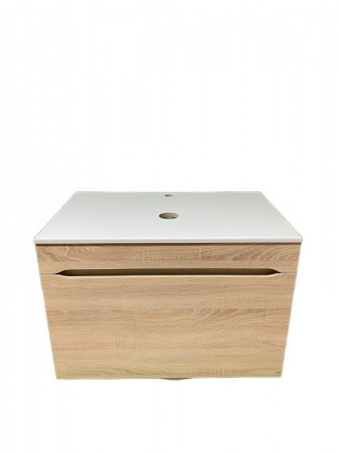 Тумба под раковину Sintesi 80 STL.W7817 подвесная цвет Дуб сонома