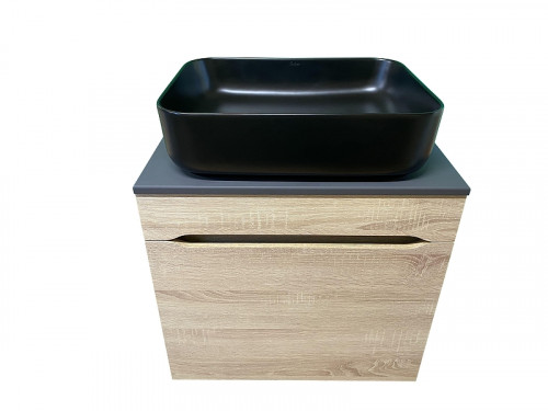 Тумба под раковину Sintesi 80 STL.W7817 подвесная цвет Дуб сонома