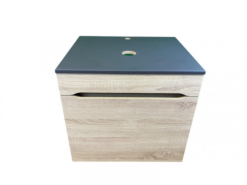 Тумба под раковину Sintesi 80 STL.W7817 подвесная цвет Дуб сонома