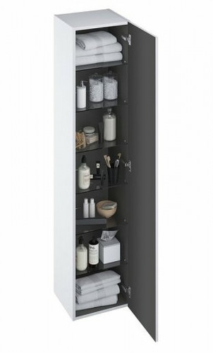 Шкаф пенал Ravak Comfort 35 X000001383 подвесной Белый глянец МДФ / ЛДСП