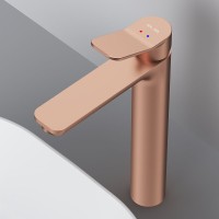 Смеситель для раковины AM.PM X-Joy F85A92044 Розовое золото латунь
